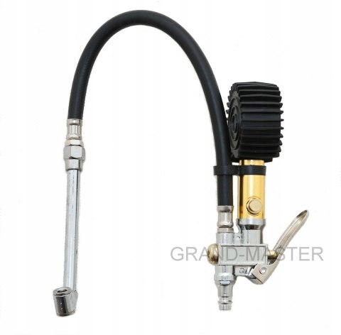 Pistolet do pompowania kół Falon-Tech z manometrem 0-15 bar, wąż 45 cm