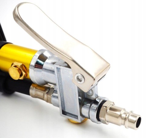 Pistolet do pompowania kół Falon-Tech z manometrem 0-15 bar, wąż 45 cm