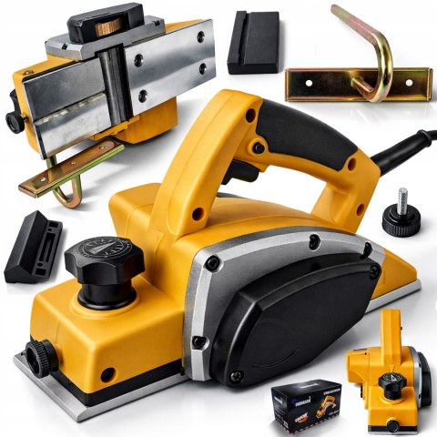 STRUG ELEKTRYCZNY DO DREWNA HEBLARKA 1800W HEBEL STOLARSKI 0-3MM