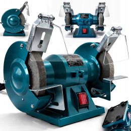 SZLIFIERKA STOŁOWA KAMIENIOWA 2X KAMIEŃ 150mm STACJONARNA WOLNY START 1950W