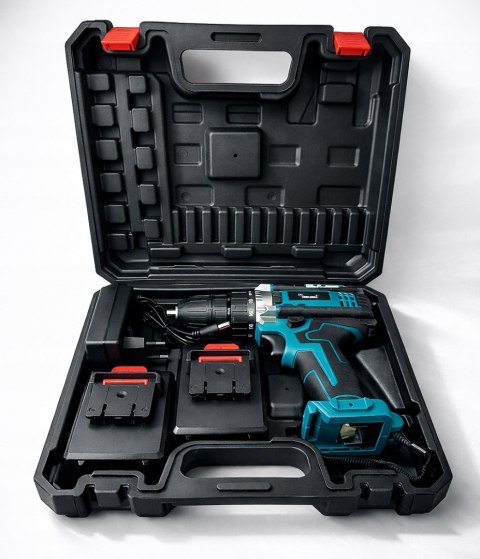 WIERTARKO WKRĘTARKA AKUMULATOROWA 36V ŻÓŁTA 2 AKUMULATORY 5.0Ah WALIZA moc