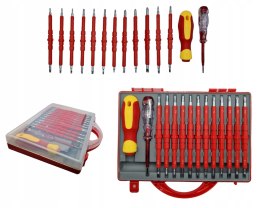 Wkrętak izolowany Falon-Tech 26-elementowy zestaw z walizką