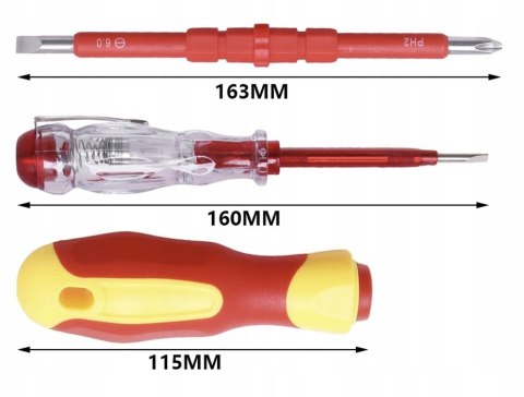 Wkrętak izolowany Falon-Tech 26-elementowy zestaw z walizką
