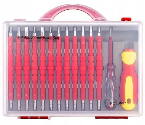Wkrętak izolowany Falon-Tech 26-elementowy zestaw z walizką