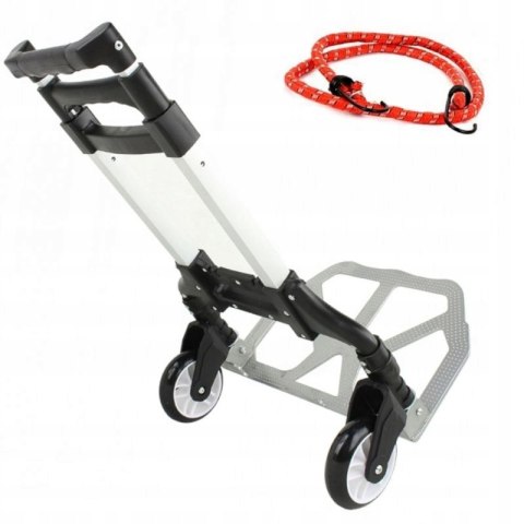 Wózek transportowy składany Kraft&Dele aluminiowy 80 kg