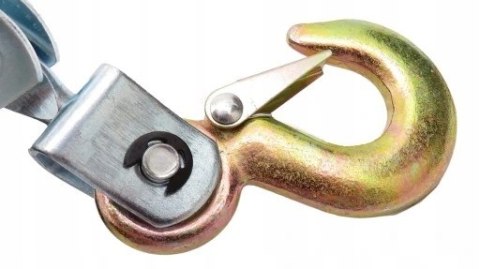 Wyciągarka ręczna linowa Falon-Tech 4000 kg 2 haki lina 6 mm 2,5 m