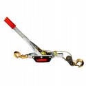 Wyciągarka ręczna linowa Falon-Tech 4000 kg 2 haki lina 6 mm 2,5 m
