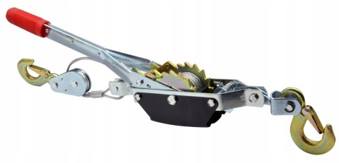 Wyciągarka ręczna linowa Falon-Tech 4000 kg 2 haki lina 6 mm 2,5 m