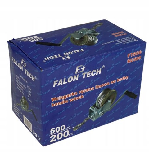 Wyciągarka wciągarka linowa ręczna na korbę 500 lbs