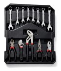 ZESTAW NARZĘDZI KLUCZY 419EL WALIZKA NARZĘDZIOWA KLUCZE PŁASKIE GRZECHOTKA