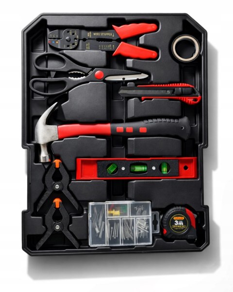 ZESTAW NARZĘDZI KLUCZY 419EL WALIZKA NARZĘDZIOWA KLUCZE PŁASKIE GRZECHOTKA