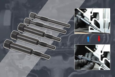 ZESTAW NARZĘDZIA DO WYCIĄGANIA DEMONTAŻU URWANYCH ŚWIEC ŻAROWYCH ŻARNIKÓW