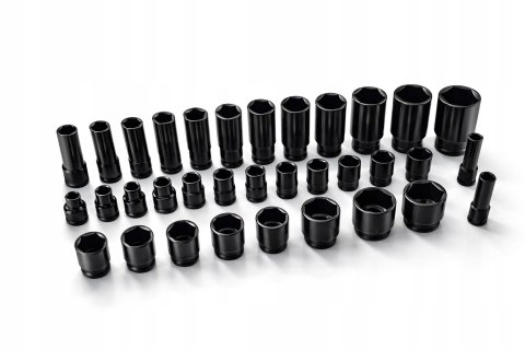 ZESTAW NASADEK UDAROWYCH 8-32 NASADKI UDAROWE 1/2 UDAR 35 ELEMENTÓW WALIZKA