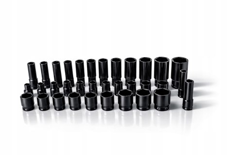 ZESTAW NASADEK UDAROWYCH 8-32 NASADKI UDAROWE 1/2 UDAR 35 ELEMENTÓW WALIZKA