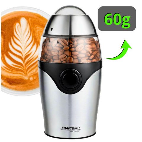 MŁYNEK DO MIELENIA KAWY ELEKTRYCZNY ORZECHÓW PRZYPRAW GRINDER MOCNY 300W