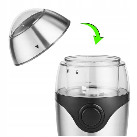 MŁYNEK DO MIELENIA KAWY ELEKTRYCZNY ORZECHÓW PRZYPRAW GRINDER MOCNY 300W