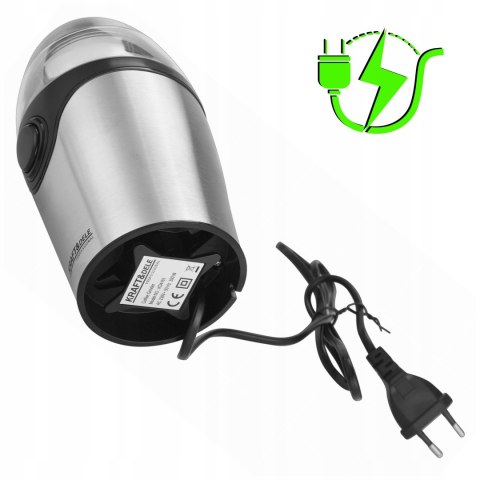 MŁYNEK DO MIELENIA KAWY ELEKTRYCZNY ORZECHÓW PRZYPRAW GRINDER MOCNY 300W