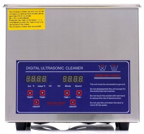 Myjka ultradźwiękowa 3,2 L Kraft&Dele KD448