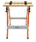 Stół warsztatowy składany Kraft&Dele MDF regulowany 100 kg 60x24 cm