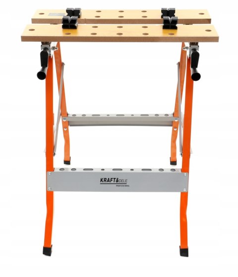 Stół warsztatowy składany Kraft&Dele MDF regulowany 100 kg 60x24 cm
