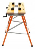 Stół warsztatowy składany Kraft&Dele MDF regulowany 100 kg 60x24 cm