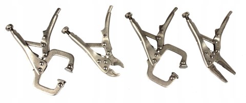 Szczypce zaciskowe spawalnicze Kraft&Dele KD10568 4 sztuki