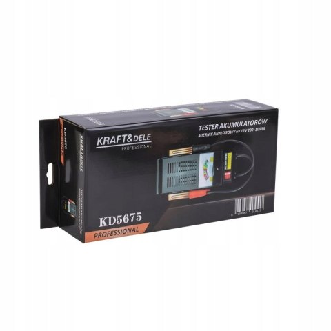 TESTER ANALOGOWY DO SPRAWDZANIA SPRAWNOŚCI AKUMULATORÓW 6/12V 200-1000A