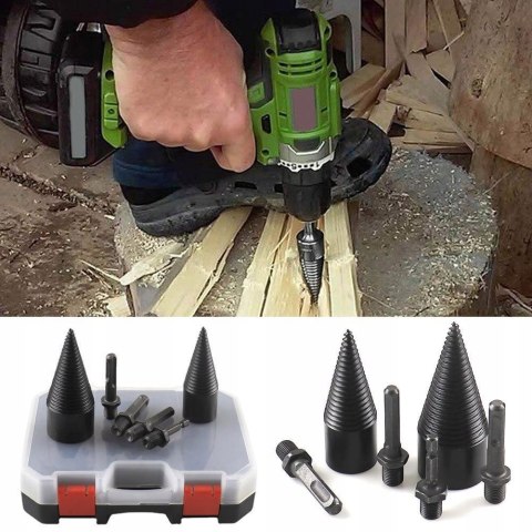 Wiertło do łupania drewna Kraft&Dele stal węglowa 38-42 mm 2 szt.