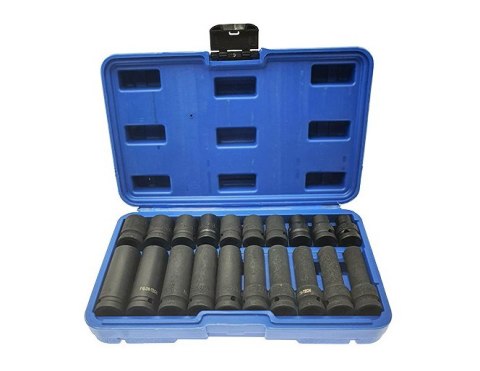 Falon-Tech zestaw nasadek udarowych 10-19 mm 1/2" długie + krótkie 20 el.