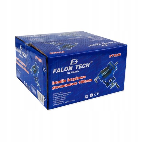 Imadło obrotowe Falon-Tech 100 mm dwuosiowe