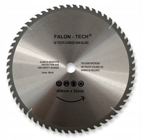 Tarcza do drewna Falon-Tech 60T 400x32 mm
