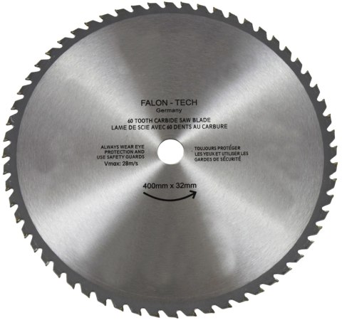 Tarcza do drewna Falon-Tech 60T 400x32 mm