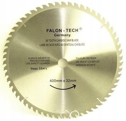 Tarcza do drewna Falon-Tech 60T 400x32 mm