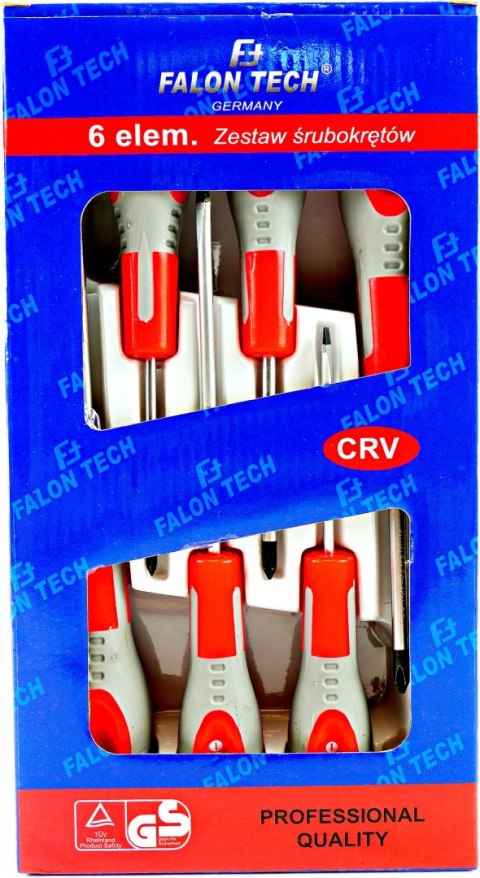 Zestaw 6 wkrętaków Falon-Tech FT15060