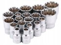 Zestaw kluczy nasadowych spline 19el. Falon-Tech FT1912