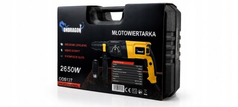 2650w MŁOTOWIERTARKA WIERTARKA Z UDAREM MŁOT UDAROWY ZESTAW SDS + PLUS MOC