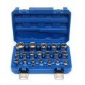 Klucz nasadowy Kraft&Dele 19 nasadek E-Torx 1/2'' 8-32 mm