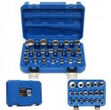 Klucz nasadowy Kraft&Dele 19 nasadek E-Torx 1/2'' 8-32 mm