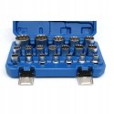 Klucz nasadowy Kraft&Dele 19 nasadek E-Torx 1/2'' 8-32 mm