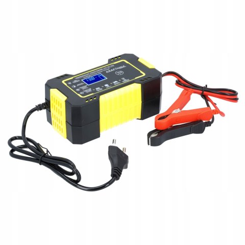 Prostownik akumulatorowy Kraft&Dele 12V 6A automatyczny LCD