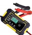 Prostownik akumulatorowy Kraft&Dele 12V 6A automatyczny LCD