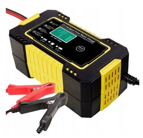 Prostownik akumulatorowy Kraft&Dele 12V 6A automatyczny LCD