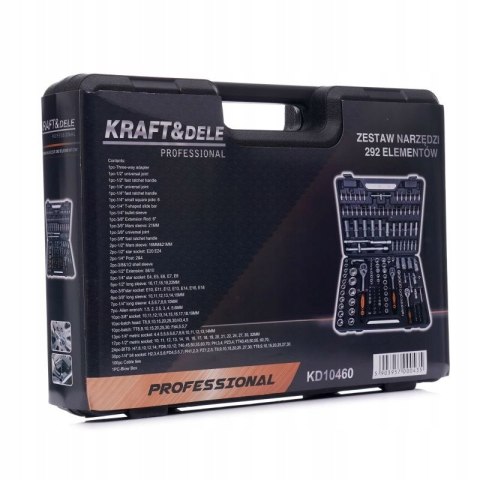 Walizkowy zestaw narzędziowy 292 el. Kraft&Dele KD10460