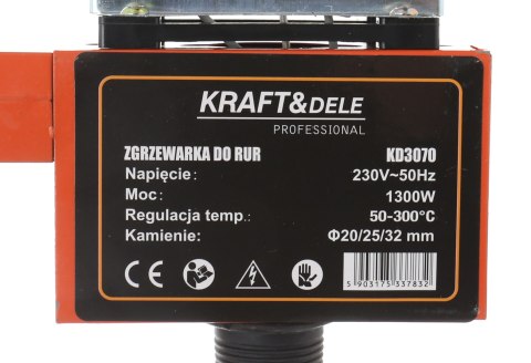 Zgrzewarka do rur Kraft&Dele 1300 W