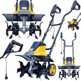 GLEBOGRYZARKA ELEKTRYCZNA KULTYWATOR DO ZIEMI MOC 2400W 400mm Z KÓŁKA-MI