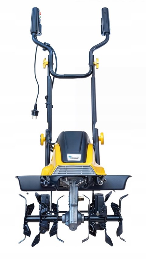 GLEBOGRYZARKA ELEKTRYCZNA KULTYWATOR DO ZIEMI MOC 2400W 400mm Z KÓŁKA-MI