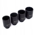 KRAFT&DELE ZESTAW NASADEK UDAROWYCH 1/2" 6- kątne 34-41mm 4SZT KD11754