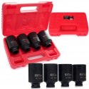 KRAFT&DELE ZESTAW NASADEK UDAROWYCH 1/2" 6- kątne 34-41mm 4SZT KD11754