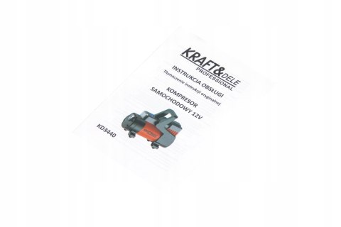 Kompresor samochodowy 12V 200 PSI 45L/min 168W lekki i kompaktowy