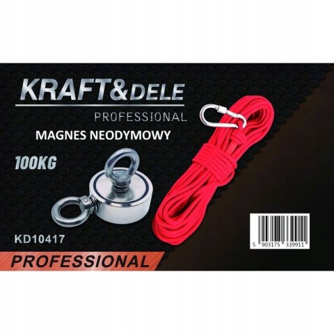 Magnes neodymowy Kraft&Dele 100 kg